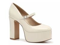 Aaralyna Platform Mary Jane Pump Off White view