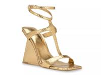 Bacio Wedge Sandal Gold Metallic view