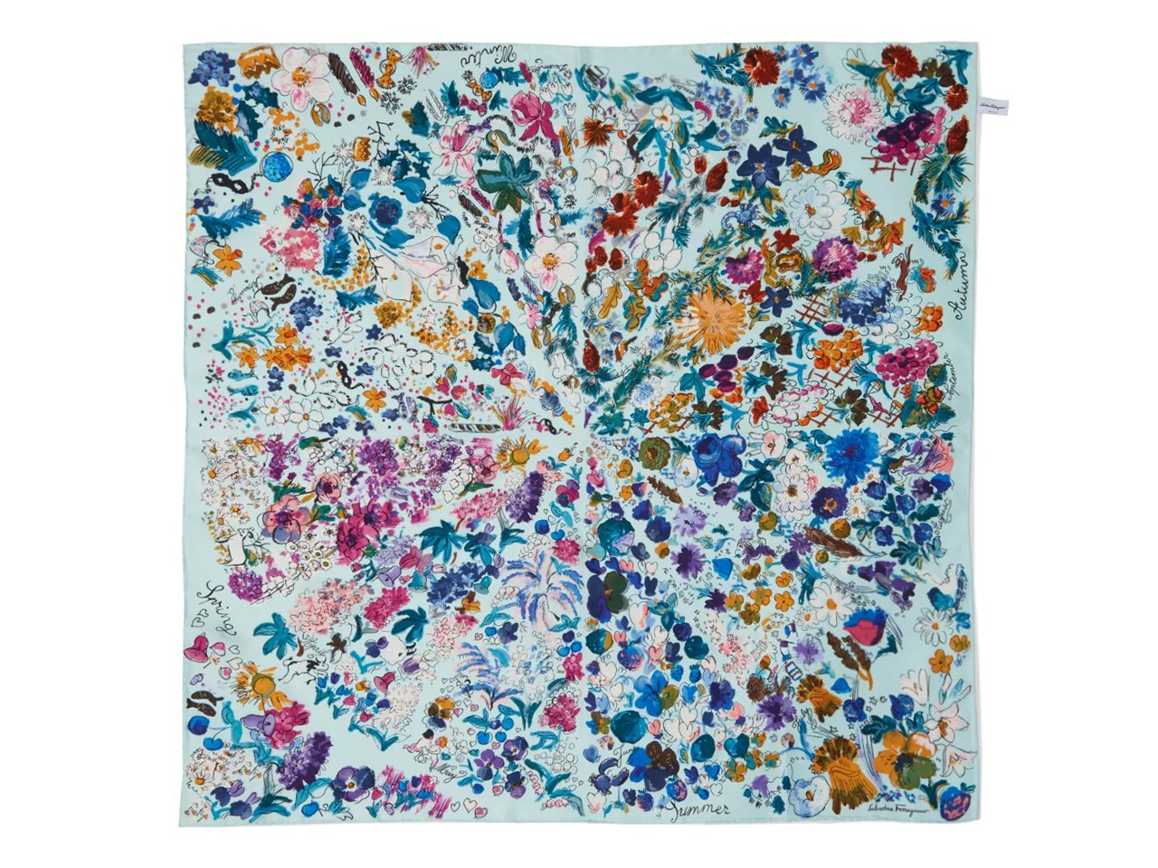 Abstract Floral Women's Scarf