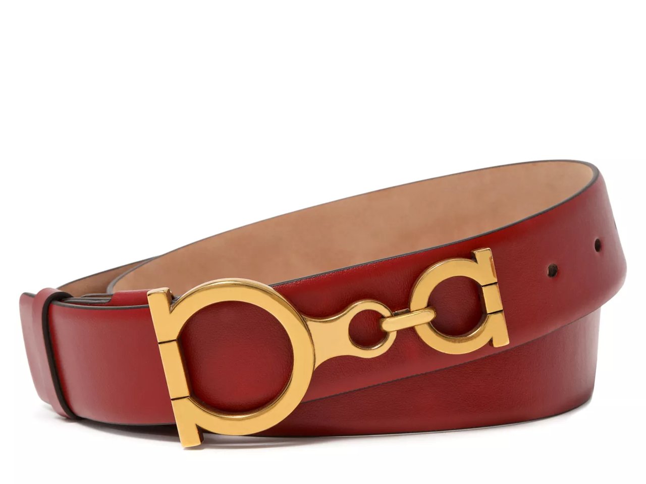 Logo Link Women's Leather Belt