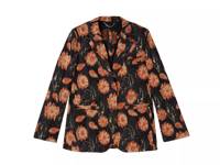 Embroidered Jacket Black/Orange/Green Floral view