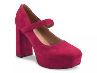 Nicoly Platform Pump Red view