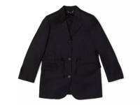 Tailored Blazer - Women's Dark Grey Pinstriped Print view