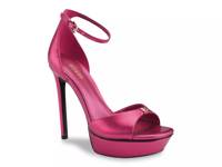 Ellsyn Sandal Pink Satin Fabric view