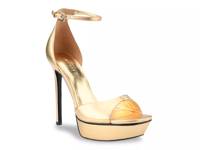 Ellsyn Sandal Gold Metallic Fabric view