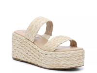 Manifest Esapdrille Platform Sandal Tan Raffia view