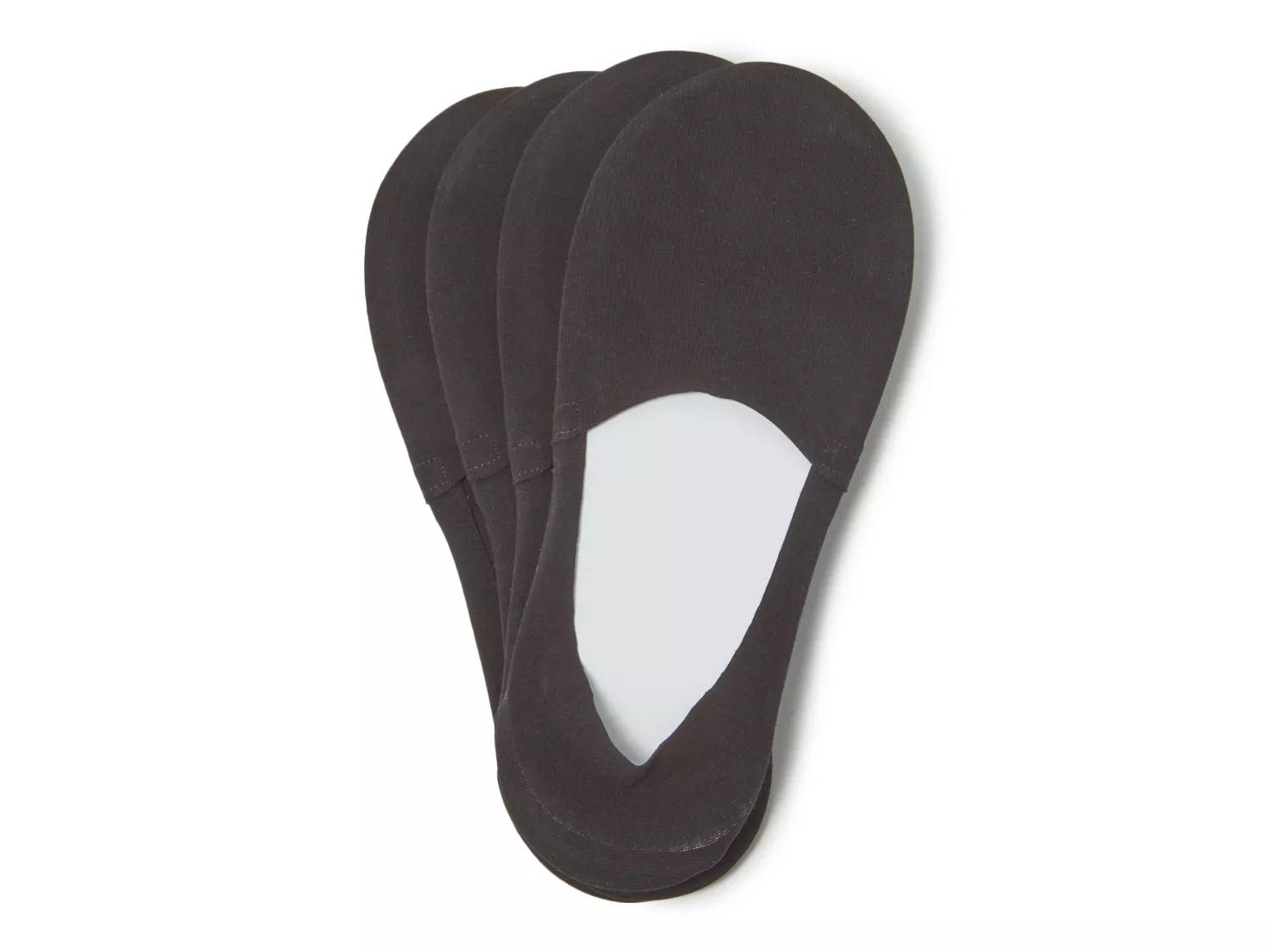 Invisble Men's No Show Socks - 4 Pack