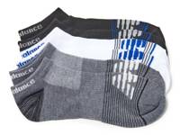 Lightweight Essentials Men's No Show Socks - 6 Pack Grey/Black/White view