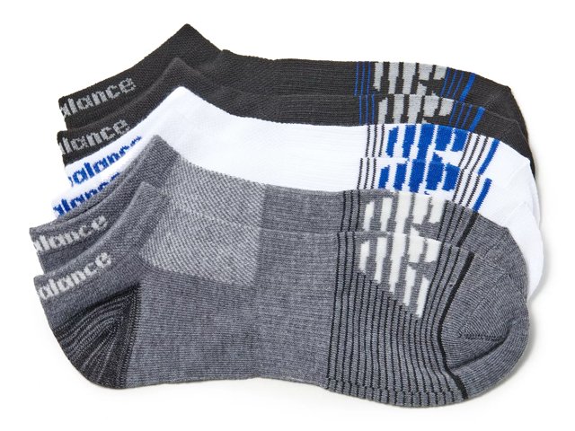 Lightweight Essentials Men's No Show Socks - 6 Pack