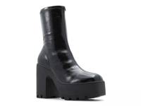 Nathali Platform Bootie Black view