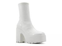 Nathali Platform Bootie Off White view