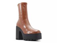 Nathali Platform Bootie Dark Brown view