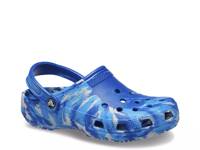 Classic Marbled Clog Blue/White Marble Print view