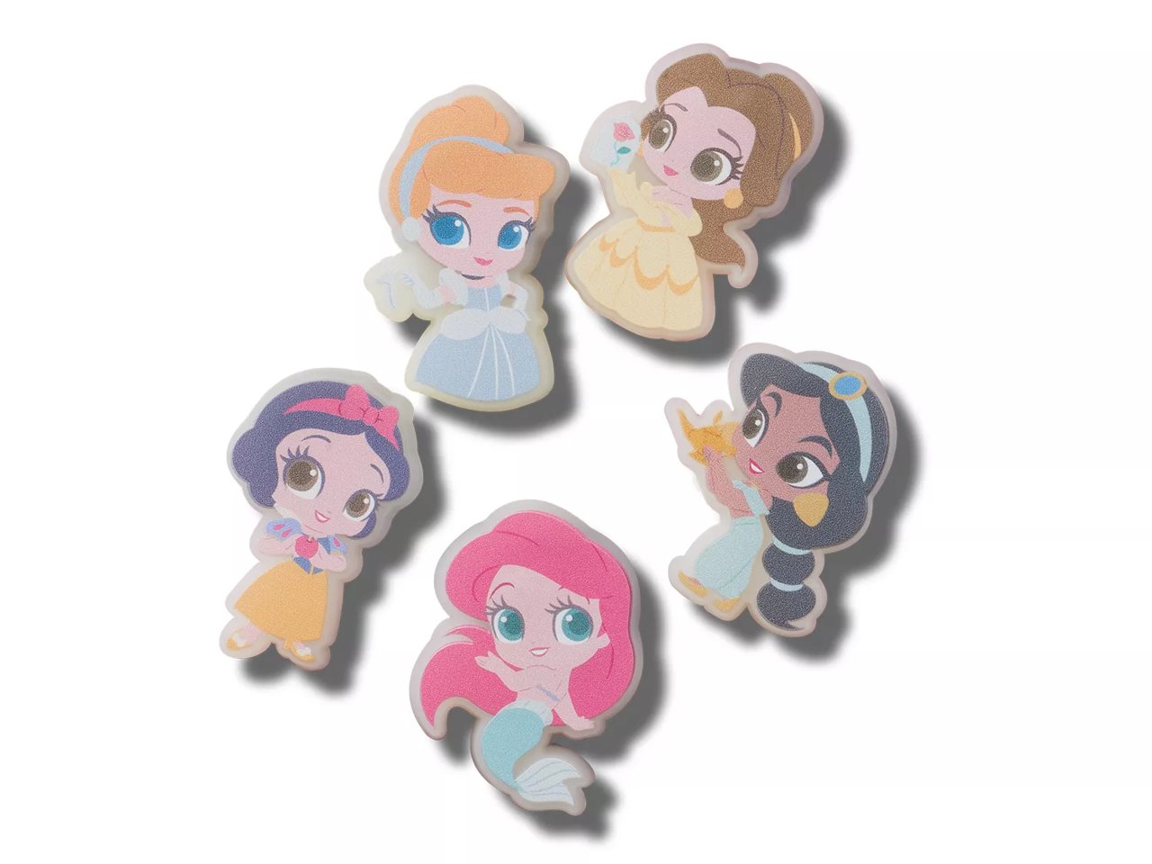 Lights Up Disney Princess Jibbitz Set - 5 Pack