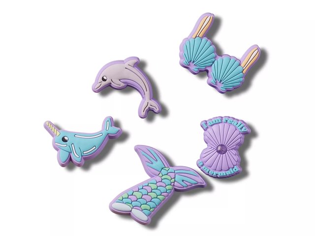 Mermaid Jibbitz Set - 5 Pack