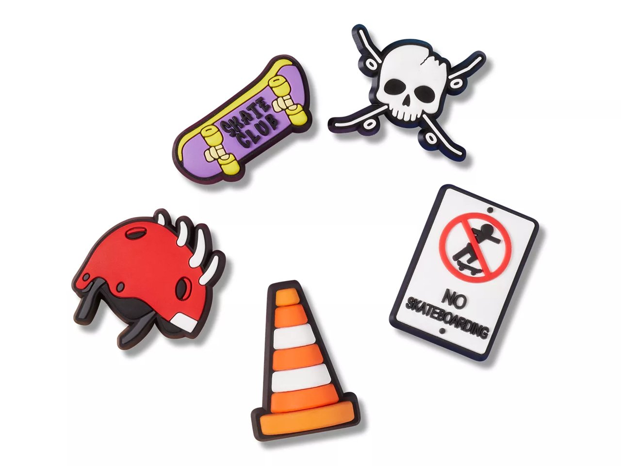 Skateboard is Life Jibbitz Set - 5 Pack