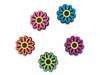 Lights Up Daisy Jibbitz Set - 5 Pack Multicolor view