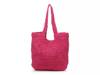 Paper Straw Tote Pink view
