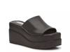 Moveable Platform Sandal Black view