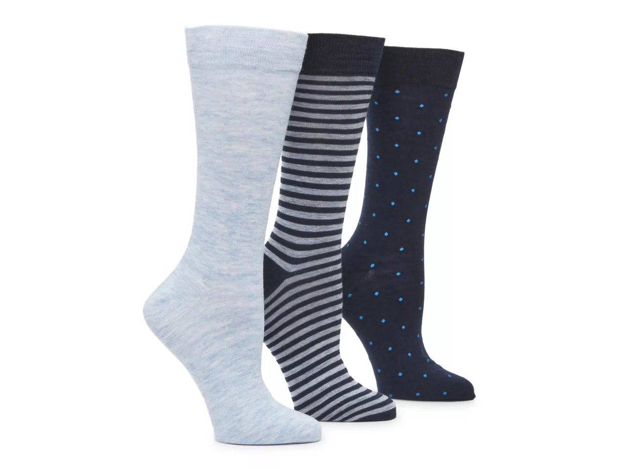 Dot & Stripe Men's Crew Socks - 3 Pack