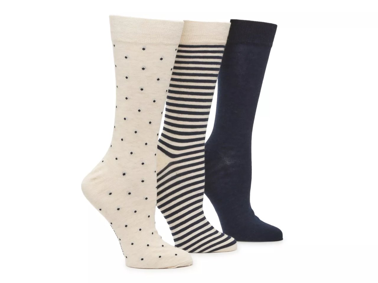 Dot & Stripe Men's Crew Socks - 3 Pack
