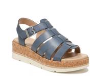 Only You Wedge Sandal Blue view