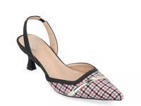 Nellia Pump Black Plaid view