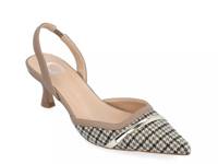 Nellia Pump Taupe Plaid view