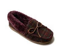 Camp Collar Moccasin Slipper - Women's Burgundy/Multicolor view