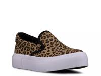 Clipper Platform Slip-On Sneaker - Women's Brown Leopard Print view