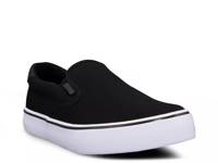 Clipper Wide Slip-On Sneaker Black/White view