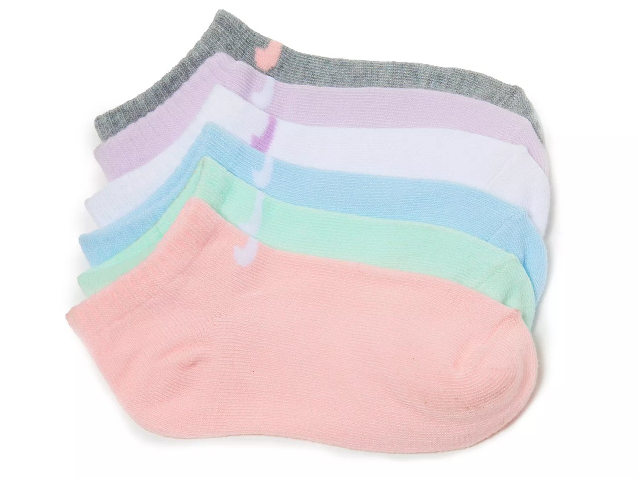 Lightweight Kids' No-Show Socks - 6 Pack