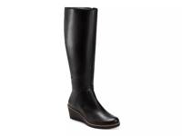 Binocular Wedge Boot Black view
