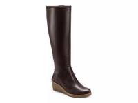 Binocular Wedge Boot Dark Brown view
