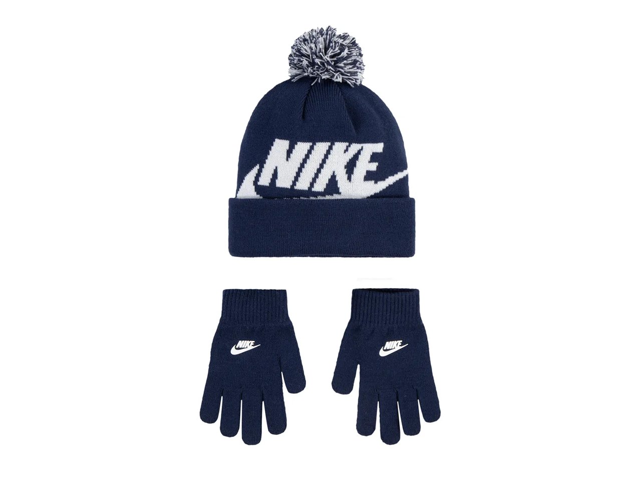 Swoosh Pom Beanie & Gloves
