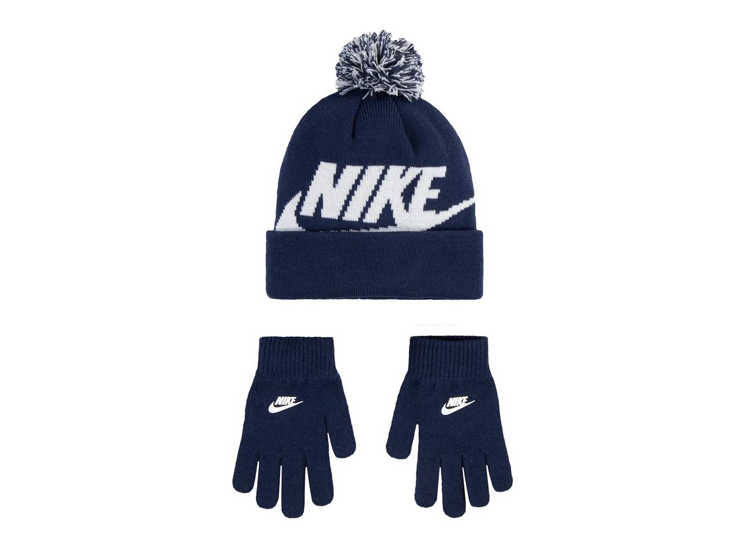 Swoosh Pom Beanie & Gloves