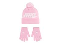 Swoosh Pom Beanie & Gloves Light Pink view