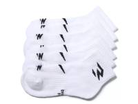 Russell Wilson Kids' Ankle Socks - 6 Pack White view