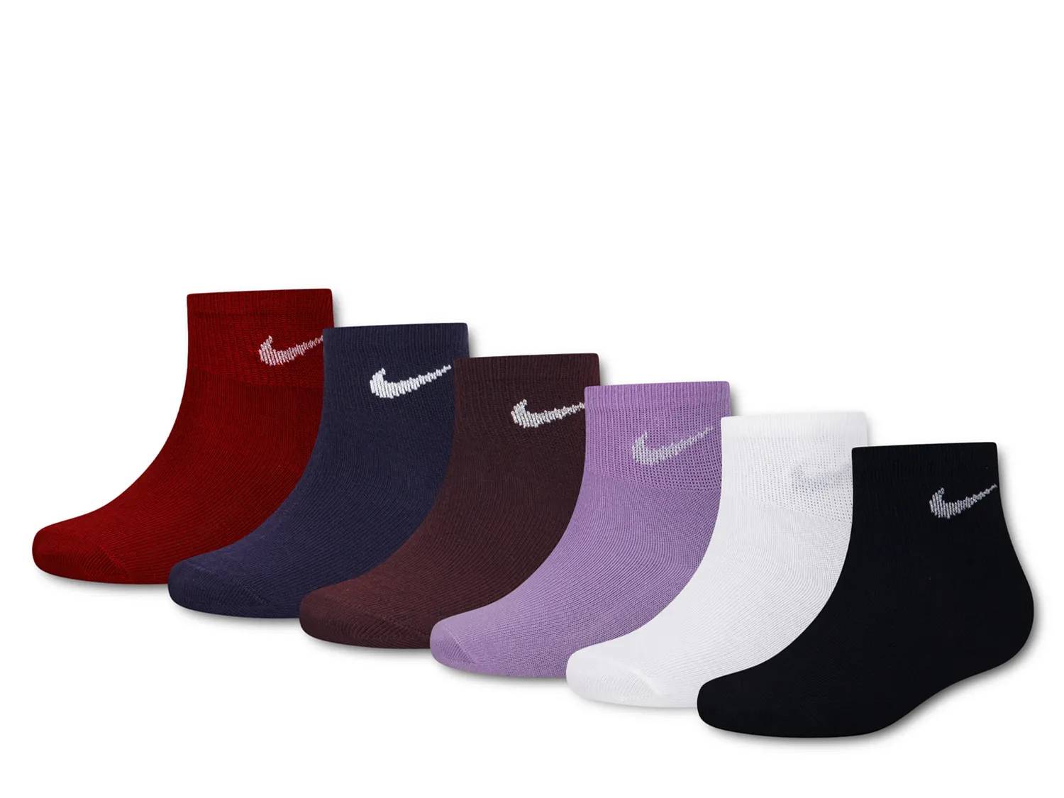 Lightweight Kids' Ankle Socks - 6 Pack