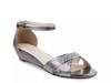 Iris Wedge Sandal Pewter view