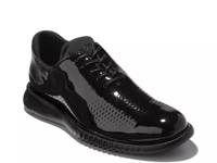 ZEROGRAND Laser Wingtip Oxford Black Patent view