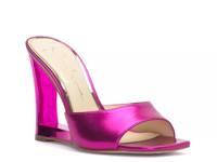 Cadilyn Wedge Sandal Fuchsia view