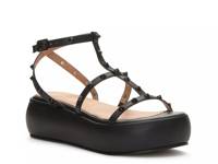 Pascha Platform Sandal Black view