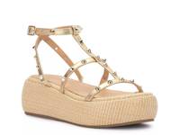 Pascha Platform Sandal Gold Metallic view