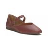 Albajane Mary Jane Flat Cognac view