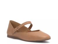 Albajane Mary Jane Flat Brown view