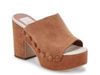 Emol Platform Sandal Brown Suede view