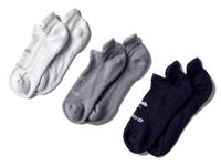 Run-In No Show Socks - 3 Pack White/Navy/Grey view