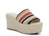 Lannia Platform Sandal Black/Beige/Rust view