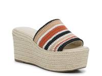 Lannia Platform Sandal Black/Beige/Rust view